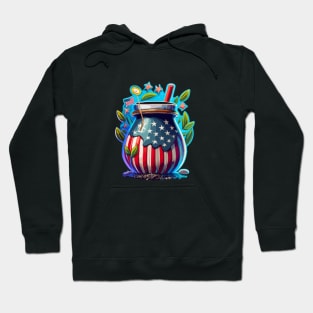 Yerba Mate American Flag Hoodie